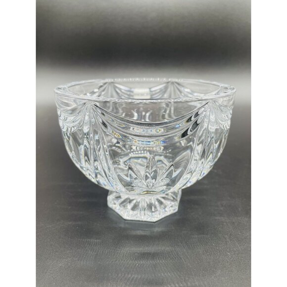 New In Box Waterford Lead Crystal Variety Bowl 5 Inches Across #159850 Footed - Picture 5 of 8